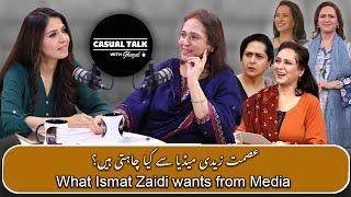 What Ismat Zaidi wants from Media? KhumarShiddatCasual Talk with Ghazal Siddique