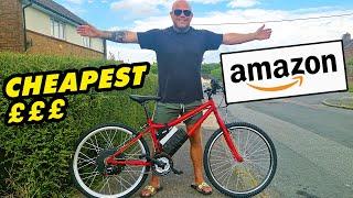 I BUILT the CHEAPEST 1000 watt D.I.Y E-Bike on AMAZON