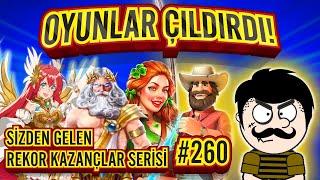 SLOT OYUNLARI HAYRİ SİZDEN GELENLER SERİSİ #260 REKOR KAZANÇLAR  #slotoyunları #slot