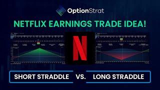 NFLX Earnings   Long vs  Short Straddle