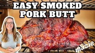 EASY SMOKED PORT BUTT Overnight Pork Butt on the Pit Boss Pro Series Vertical for Pulled Pork