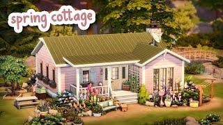 Pastel Spring Cottage   The Sims 4 Speed Build