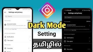 How To Enable Dark Mode On InstagramInstagram Dark Mode Tamil