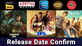 3 New South Hindi Dubbed Movies  Release Date  Manjummel Boys  Premalu