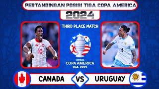 JADWAL PERTANDINGAN POSISI TIGA CANADA VS URUGUAY  COPA AMERICA 2024