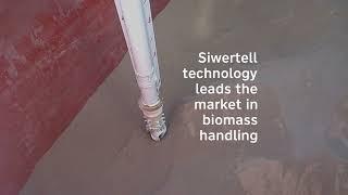 Biomass handling by Siwertell ship unloader