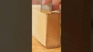Woodworking Chisel #woodcraft  #woodwork #woodworking #chisel #ASMR #satisfying #odlysatisfying
