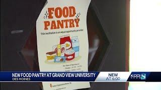 New food pantry opens at Grand View University