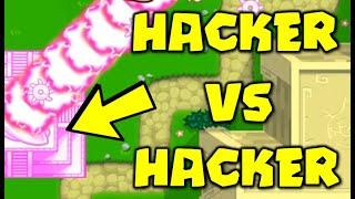 HACKER VS HACKER  HYPERSONIC 100X TEMPLES VS INFINITE MONEY HACKER - Bloons TD Battles