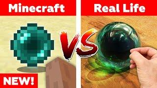 MINECRAFT ENDER PEARL IN REAL LIFE Minecraft vs Real Life animation