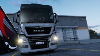 ETS2 1.45 ProMods V.2.62 MADsters MAN TGX Euro 6 Werlte - Aalborg