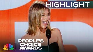 Jennifer Aniston Honors Her Friend Adam Sandler The 2024 Peoples Icon  Peoples Choice Awards