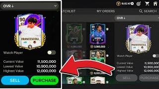 How to sell players who cannot be traded untradeable  on FC Mobile 24