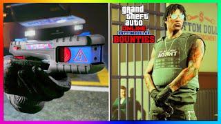 NEW Bounty Outfit POLICE Weapon FREE Car BOTTOM Dollar Bounties GTA 5 DLC GTA Online Update