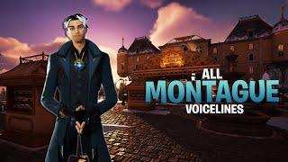 All Montague Boss Voicelines in Fortnite Chapter 5 Season 1 - Fortnite Bosses Voicelines