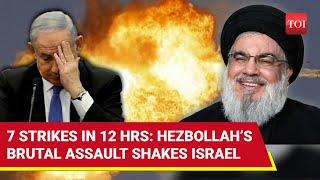 Hezbollah Strikes Israel 7 Times In 12 Hours Unleashes 50 Rockets Bombs Spy Devices I Details