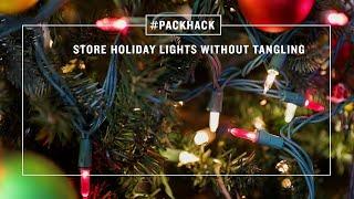 Pack Hack for holiday lights  PODS