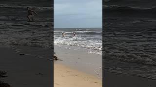 Winter Swim At Adelaide Beach #australia #beach #ocean #winter #funny #shorts