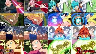 Z LEGENDS 3 vs DRAGON BALL FIGHTERZ All Ultimate Attacks Updated + Dramatic Finish&Dramatic Intro