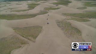 Experience a birds-eye view of the St. Anthony Sand Dunes