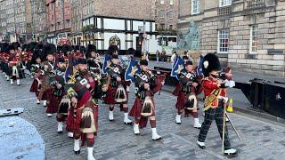 The Scottish Parliaments 25th anniversary celebration at Holyrood  Military rehearsals 2