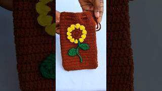 Crochet Phone Bag #shorts #crochet #shortvideo #flowers #tutorial#trending #short#youtubeshorts #diy