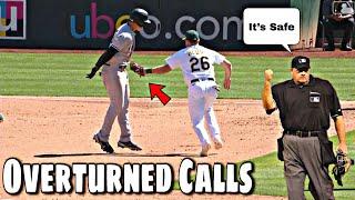 MLB \\ Overturned Calls 2022