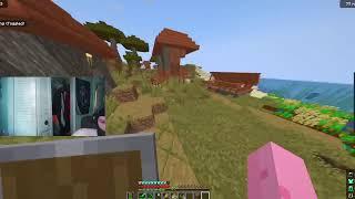 Playing Minecraft Live With My Lil Cousin Bedwars hunger games bedwars etc