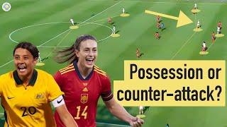 Spain Australia USA - the defining tactics of the Women’s World Cup