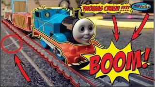 Thomas & Friends Toys  BOOM. Thomas Gets Bumped and CRASHED.