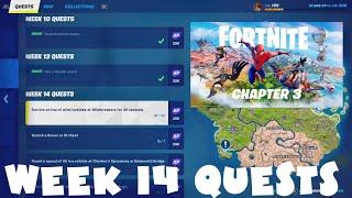 Chapter 3 ALL Week 14 Challenges Guide - Fortnite Season 1