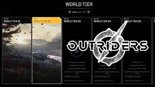 Outriders - World Tiers Stats & Rewards Explained How To Change Difficulty in Outriders Demo