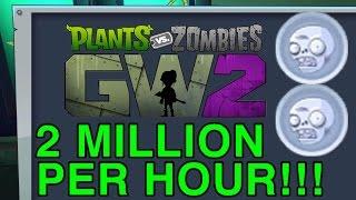 PvZ GW2 Coin Glitch - 2 Million Per Hour Fish Chest Coins Plants vs Zombies Garden Warfare 2