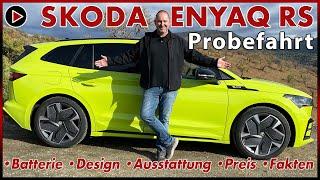 Skoda Enyaq RS iV 2022 - Besser als 80X oder Coupé?  Test & Probefahrt Reichweite Preis Daten Review