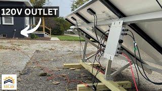 Plugging Solar Panels Directly Into An Outlet  Surprising Results