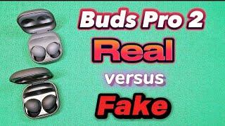 Galaxy Buds 2 Pro  Fake versus Real Galaxy Buds 2 Pro - comparison review