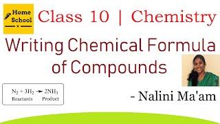 How to write Chemical formula of a Compound Easily - Class 10. Criss-Cross method