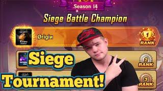 Round 3 4 and 5 Of Siege Tournament In the Legend Guild Origin - Summoners War