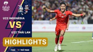 Highlight U22 Indonesia vs U22 Thailand  Unbelievable scenario  Final Mens Football SEA Games 32