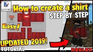 How to MAKE your own SHIRT 2019 Easy & fast tutorial Roblox