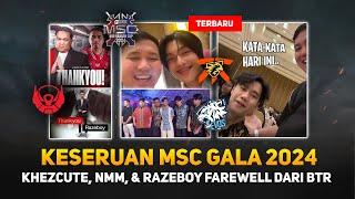 Keseruan MSC Gala 2024  Tim Indonesia Pakai Batik   Khezcute Nmm & Razeboy Farewell dari BTR 