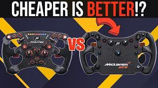 Fanatec CSL Elite McLaren GT3 V2 vs. ClubSport Steering Wheel Formula V2  REVIEW