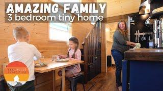 Family of 4 in 36 Tiny House w 3 Bedrooms - likely best family THOW