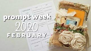 Junk Journal Prompts  January Recap  New Prompts for February