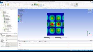 Nonlinear Buckling Analysis of Stiffened Plates ANSYS 2020