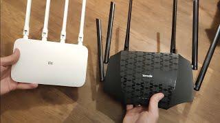 WiFi 5 XIAOMI 4a Gigabit vs Tenda AC-21 router REVIEW and TEST