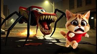 EPIC ESCAPE From McQueen HEAD EATER  Ai Cat Story