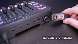 Tutorial of How to Use FIFINE AmpliGame AM8 on any GamingStreaming Audio Interface through XLR