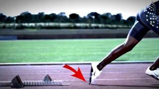 Низкий старт Asafa Powell  Toe Drag