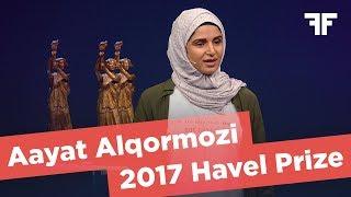 Aayat Alqormozi I 2017 Havel Prize Acceptance Speech